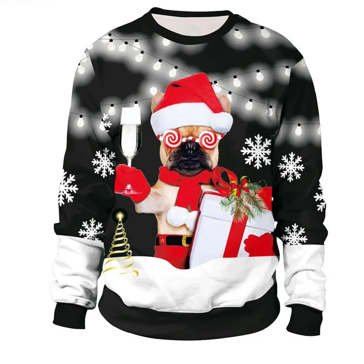 Men's Winter Round Neck Christmas Jumper | Long Sleeve