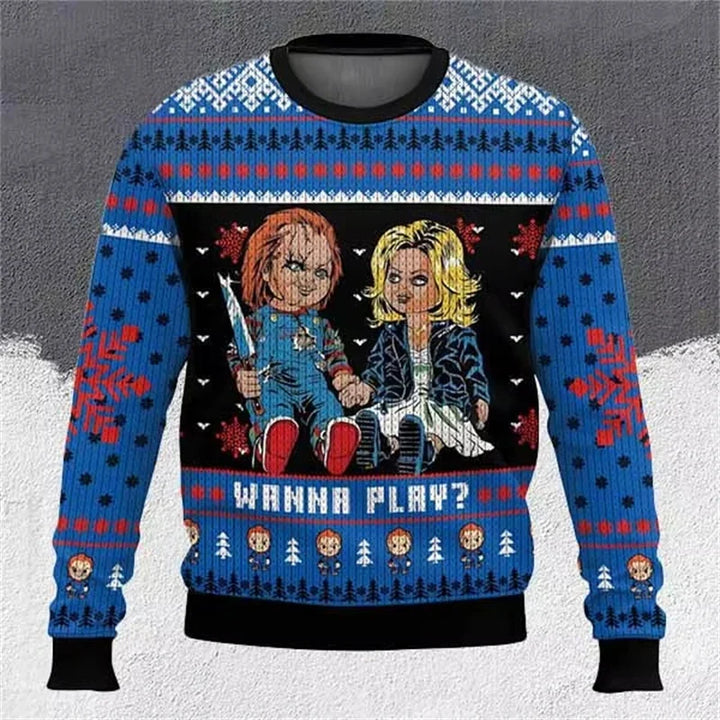 Unisex Funny Printed Christmas Jumper | Graphic