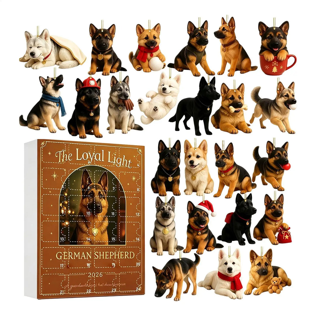 German Shepherd Advent Calendar 24 Days | Christmas