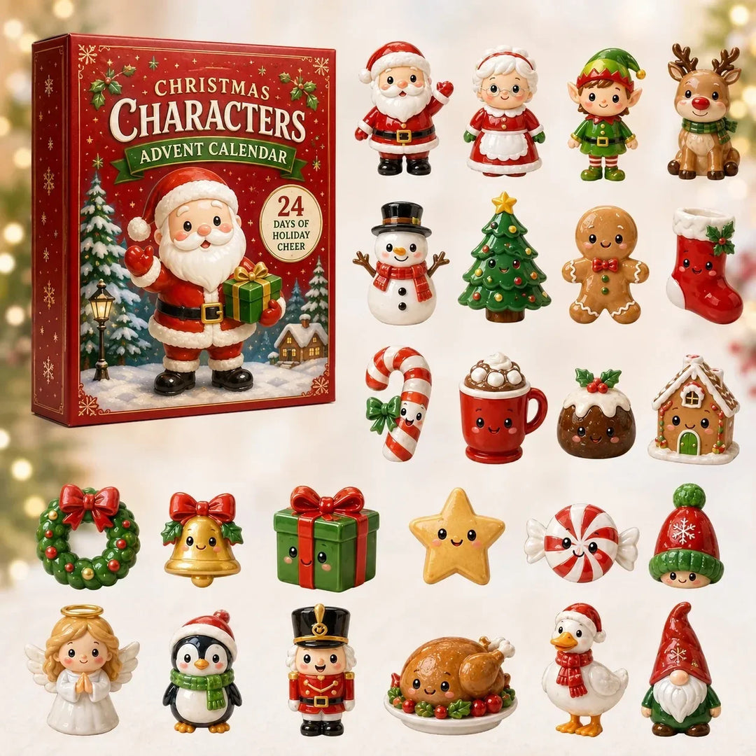 Advent Calendar With Miniature Decorations | Christmas