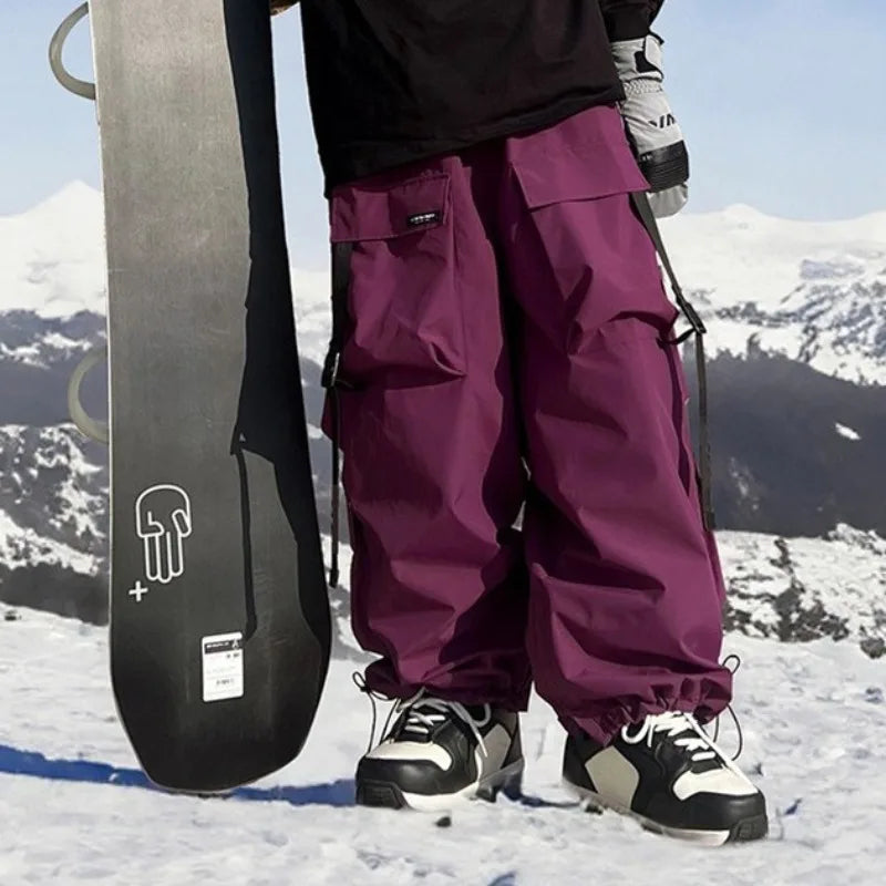 Unisex Baggy Cargo Ski Trousers | Snowboard
