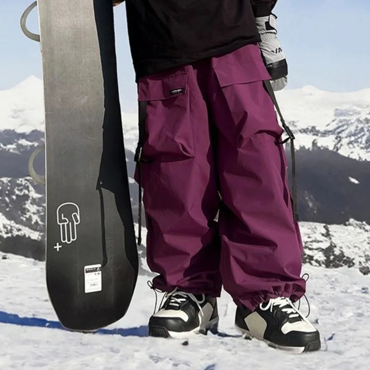 Unisex Baggy Cargo Ski Trousers | Snowboard