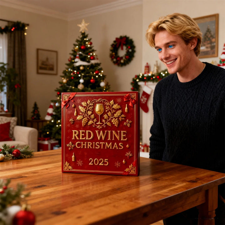 Christmas Wine Bottle Ornament Advent Calendar | 24 Days