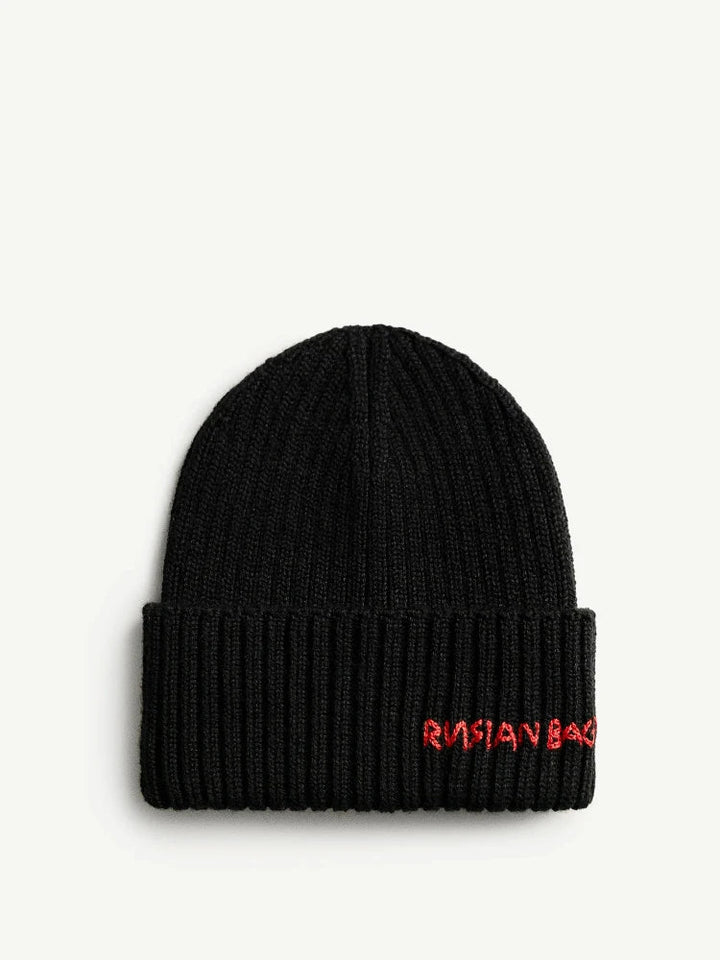 Women's Warm Ribbed Knit Beanie Hat | Winter