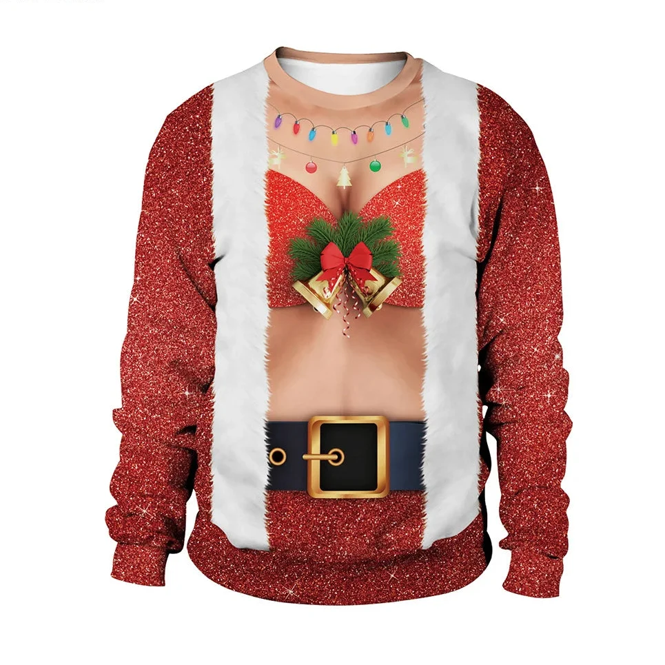 Men's Winter Round Neck Christmas Jumper | Long Sleeve