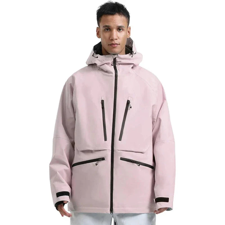 Unisex Hooded Zip Up Ski Jacket | Snowboard