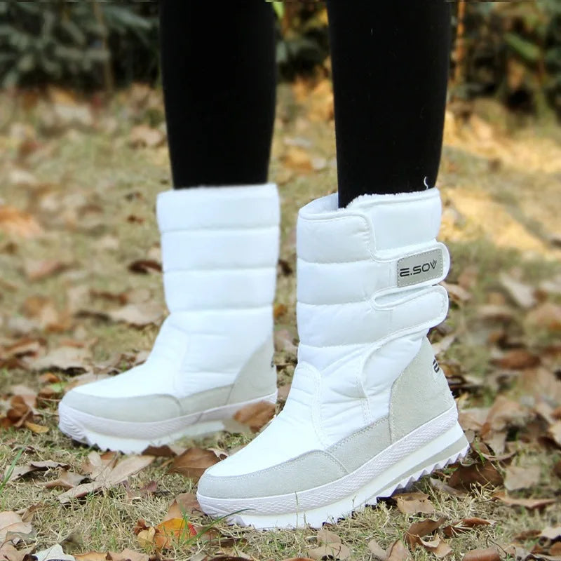 Women's Plush Winter Snow Boots | Fur