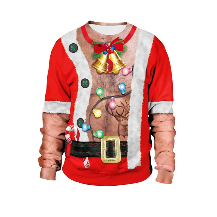 Men's Winter Round Neck Christmas Jumper | Long Sleeve