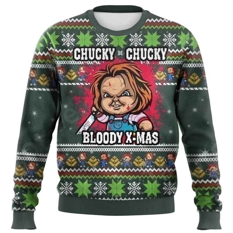 Unisex Funny Printed Christmas Jumper | Graphic
