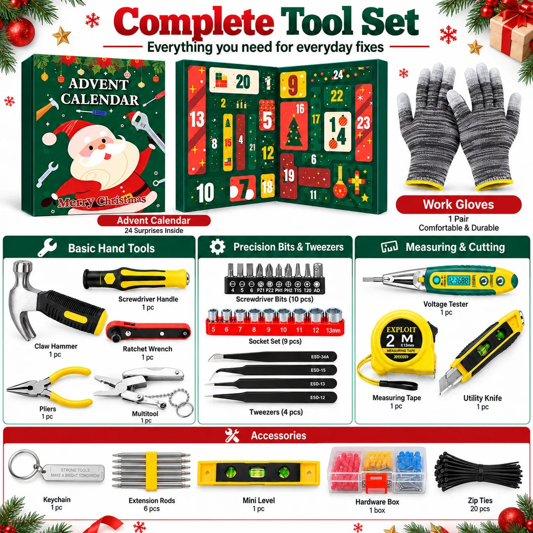 Christmas Tool Kit Advent Calendar | 24 Days