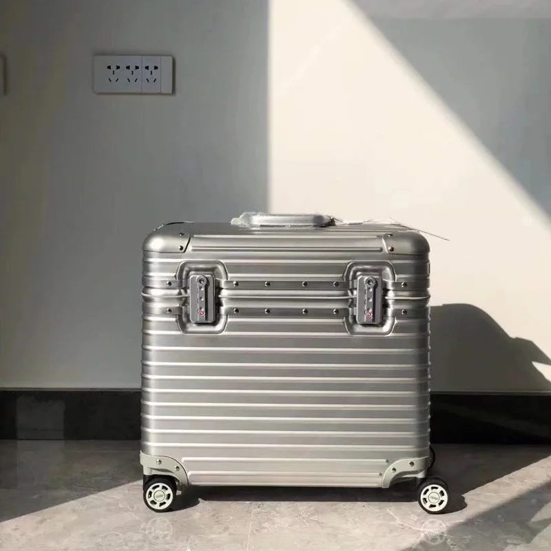 Hard Shell Suitcase With Wheels | Aluminium