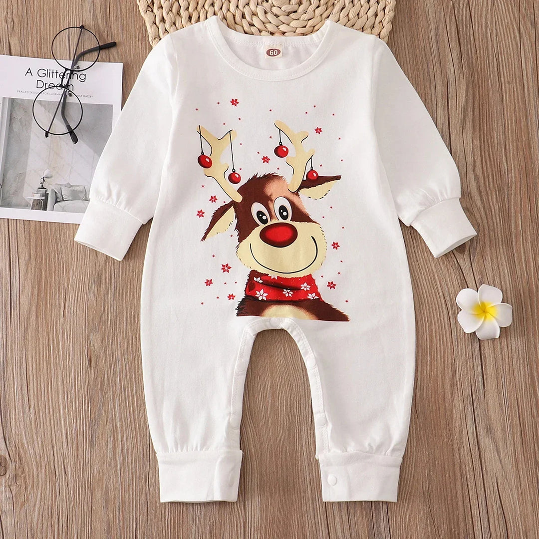 Family Matching Printed Christmas Pyjamas Set | Winter