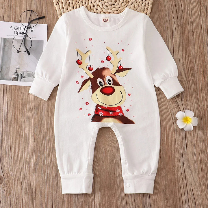 Family Matching Printed Christmas Pyjamas Set | Winter