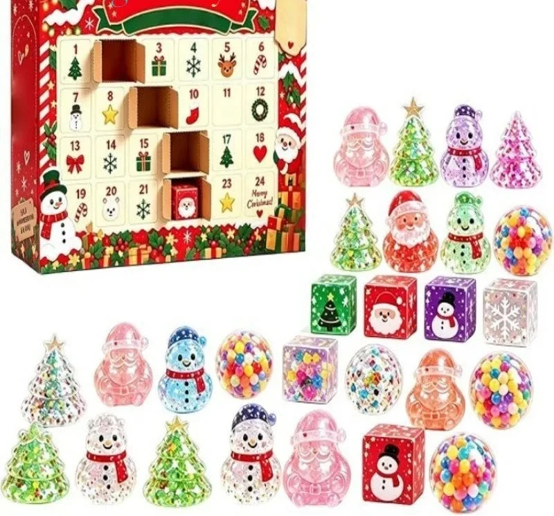 Squishy Toy Advent Calendar 24 Days | Christmas