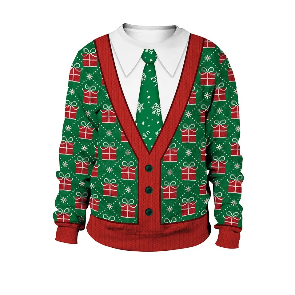 Men's Winter Round Neck Christmas Jumper | Long Sleeve