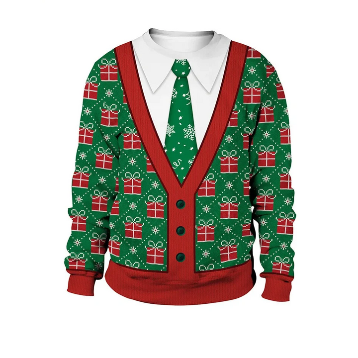 Men's Winter Round Neck Christmas Jumper | Long Sleeve