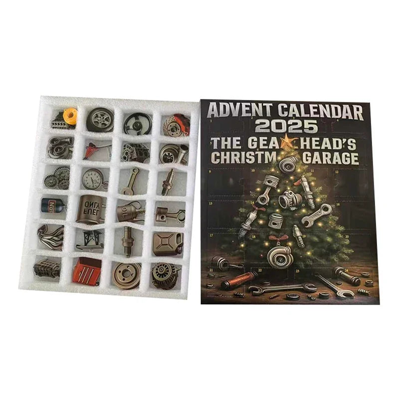 Christmas Car Parts And Tool Charms Advent Calendar | Mechanic