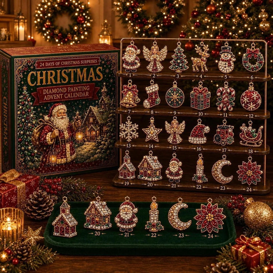 Advent Calendar With Miniature Decorations | Christmas