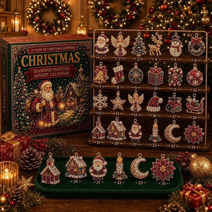 Advent Calendar With Miniature Decorations | Christmas