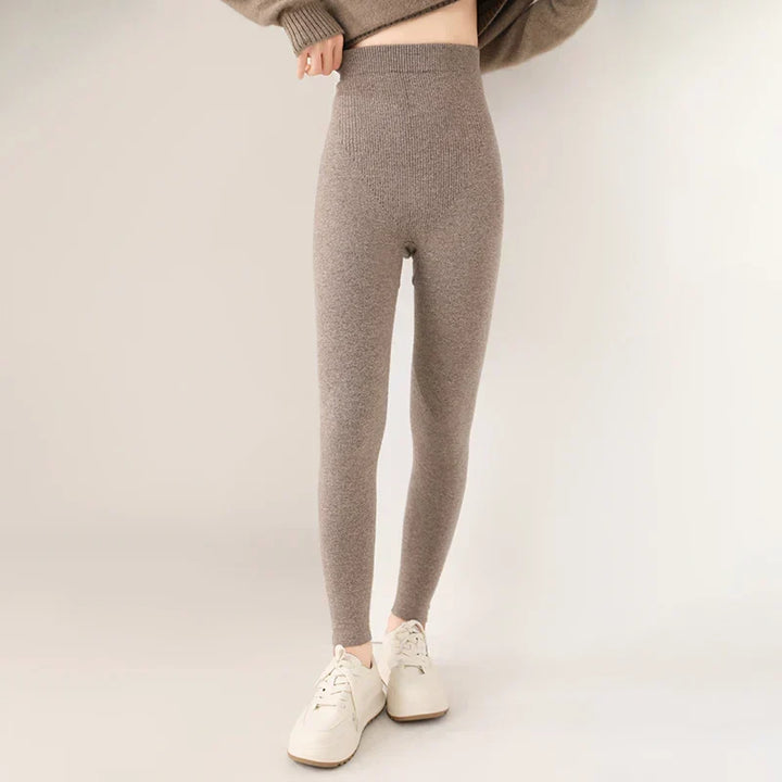 Women's Fitted Knitted Leggings | High Waist