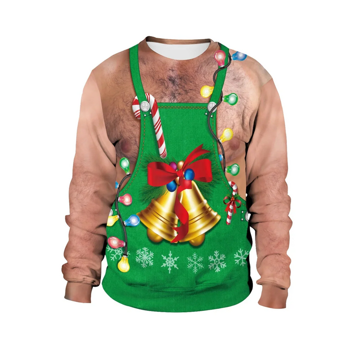 Men's Winter Round Neck Christmas Jumper | Long Sleeve