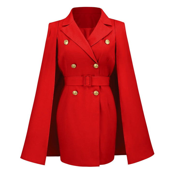 Women’s Cape Blazer Formal Dress | Mini