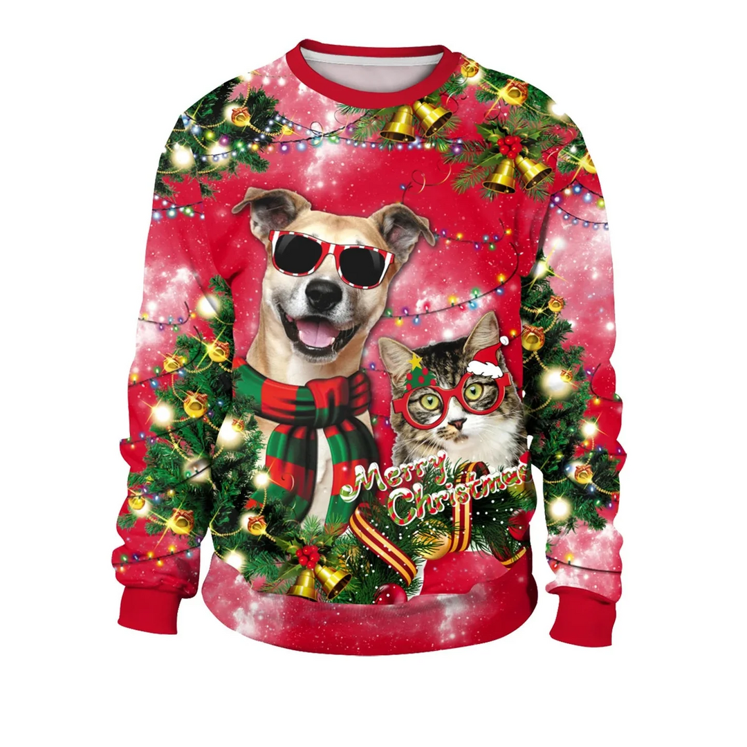 Men's Winter Round Neck Christmas Jumper | Long Sleeve