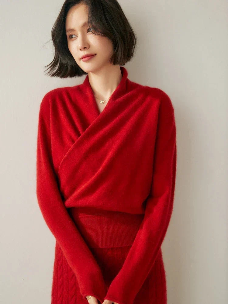 Women's Front Wrap Cardigan | Slim Fit