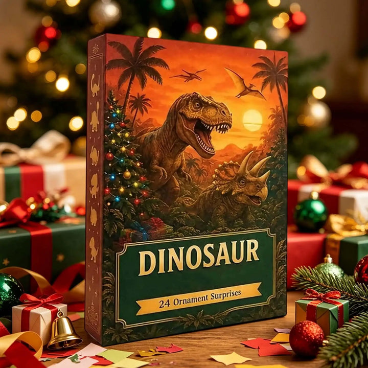 Hanging Dinosaur Ornaments Advent Calendar | Christmas