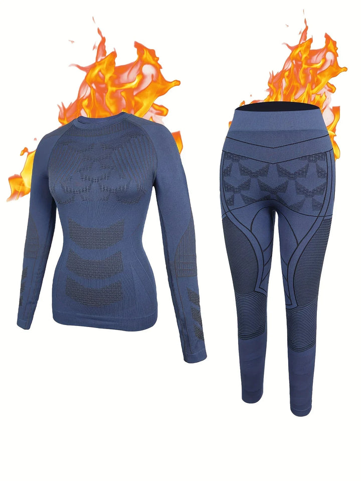 Women’s Long Johns Thermal Set With Top and Leggings | Ski