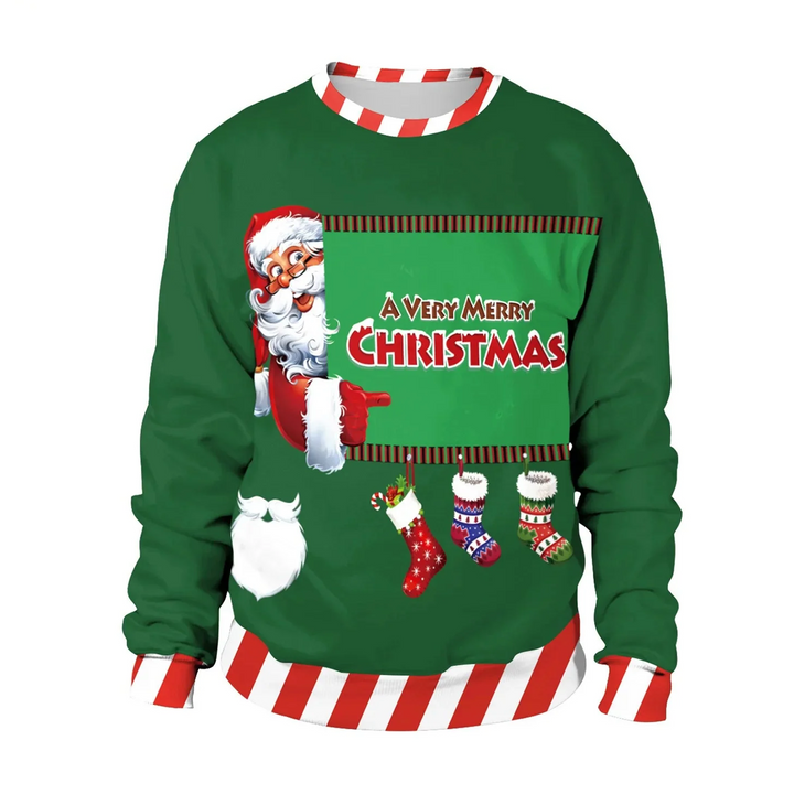 Men's Winter Round Neck Christmas Jumper | Long Sleeve