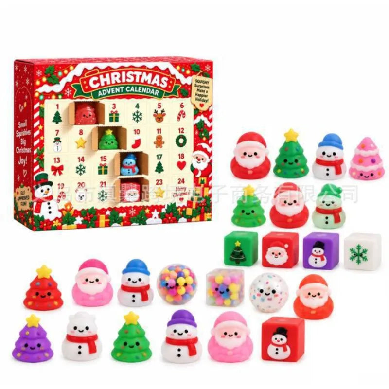 Squishy Toy Advent Calendar 24 Days | Christmas