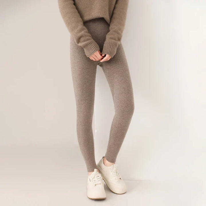 Women's Fitted Knitted Leggings | High Waist