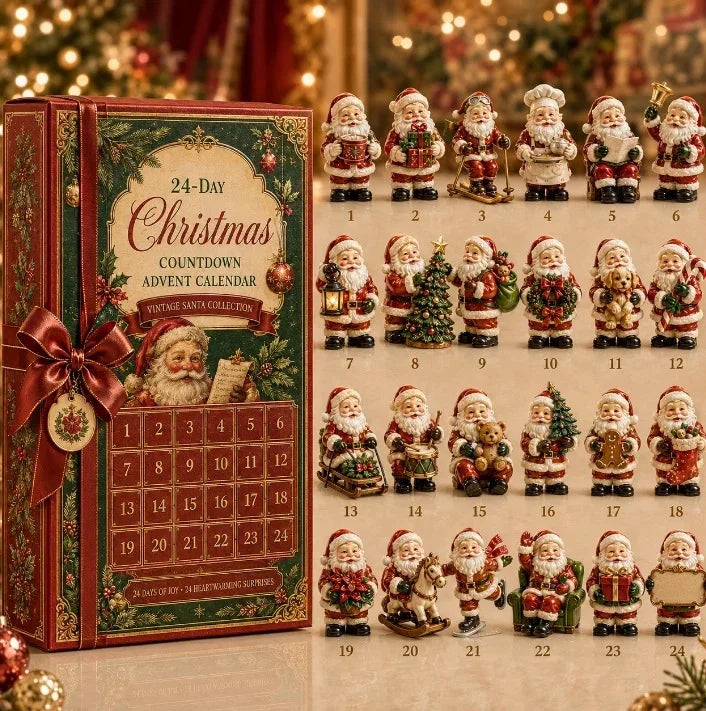 Advent Calendar With Miniature Decorations | Christmas