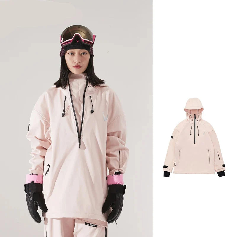 Unisex Half Zip Ski Jacket and Trousers | Anorak