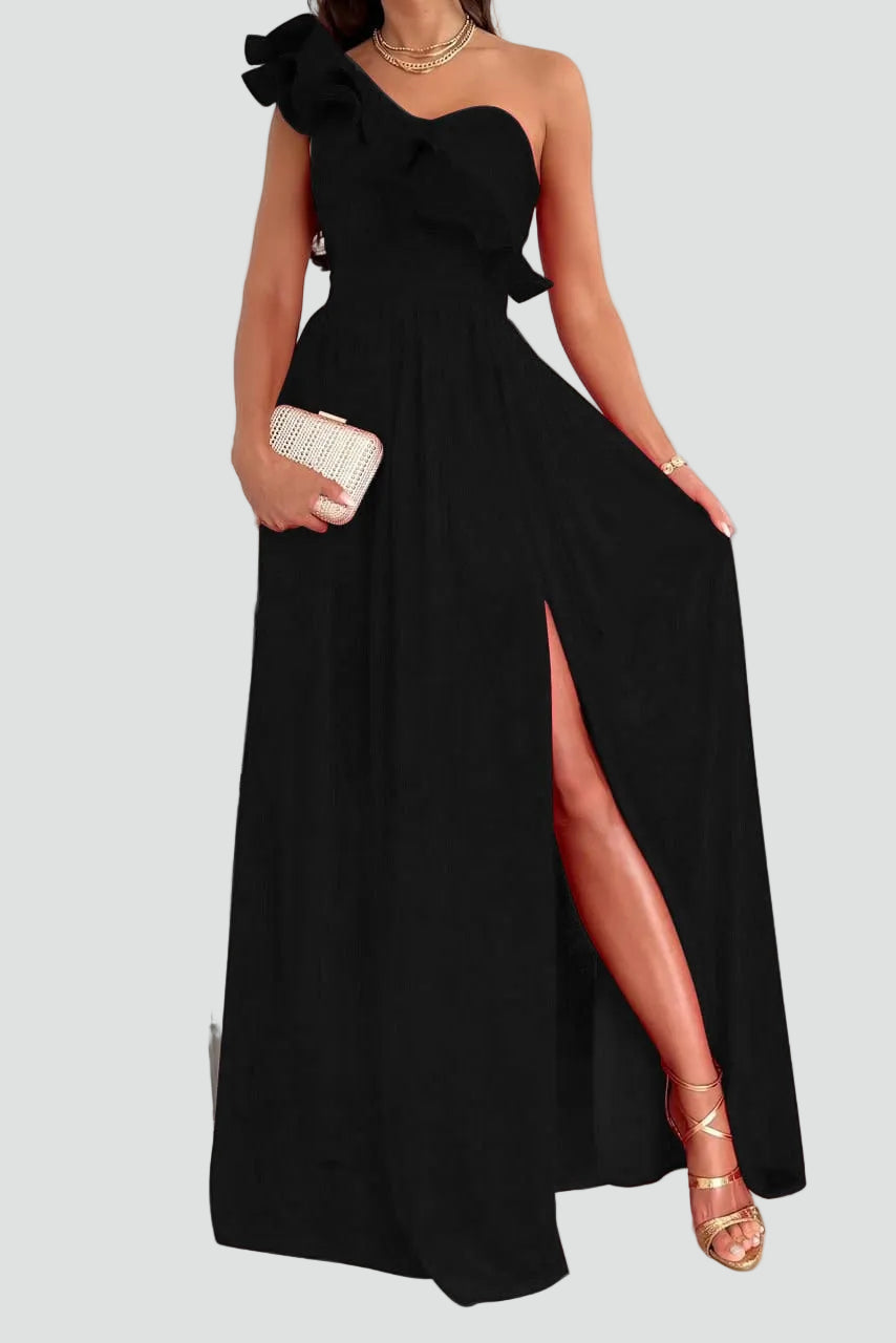 Women's Wedding Guest Ruffle Dress | Maxi