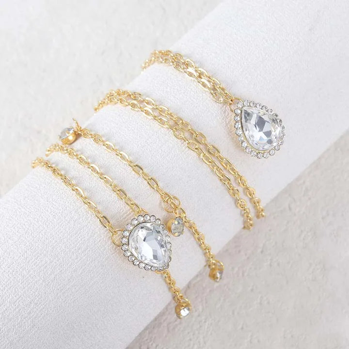 Women’s Wedding Back Drop Necklace | Gold