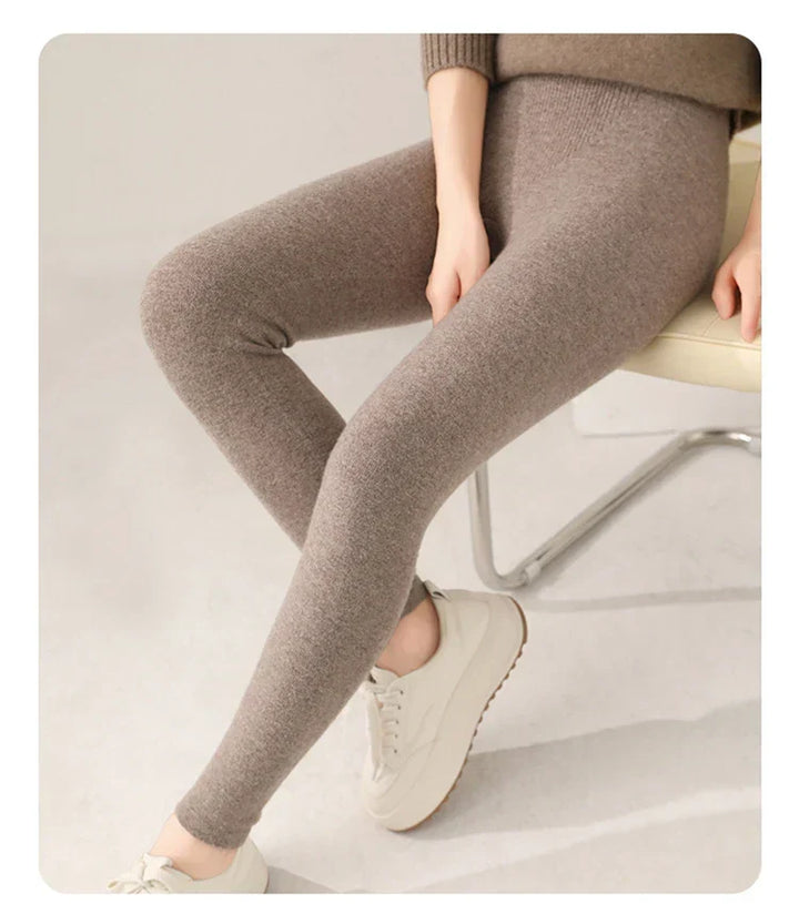 Women's Fitted Knitted Leggings | High Waist