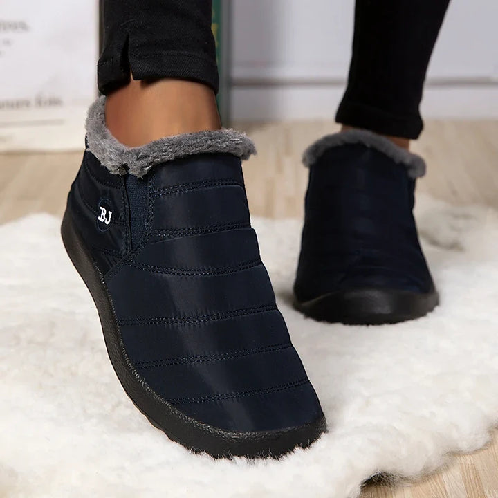 Women’s Ankle Slip On Warm Snow Boots | Winter
