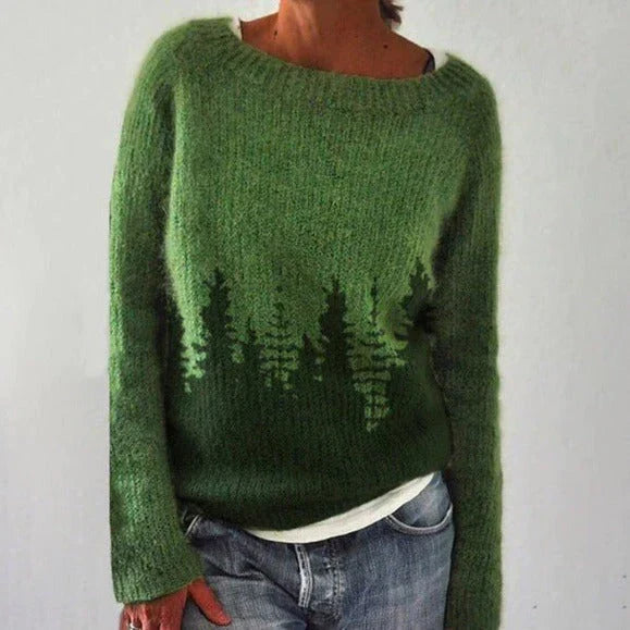 Women's Winter Oversized Knit Jumper | Fair Isle
