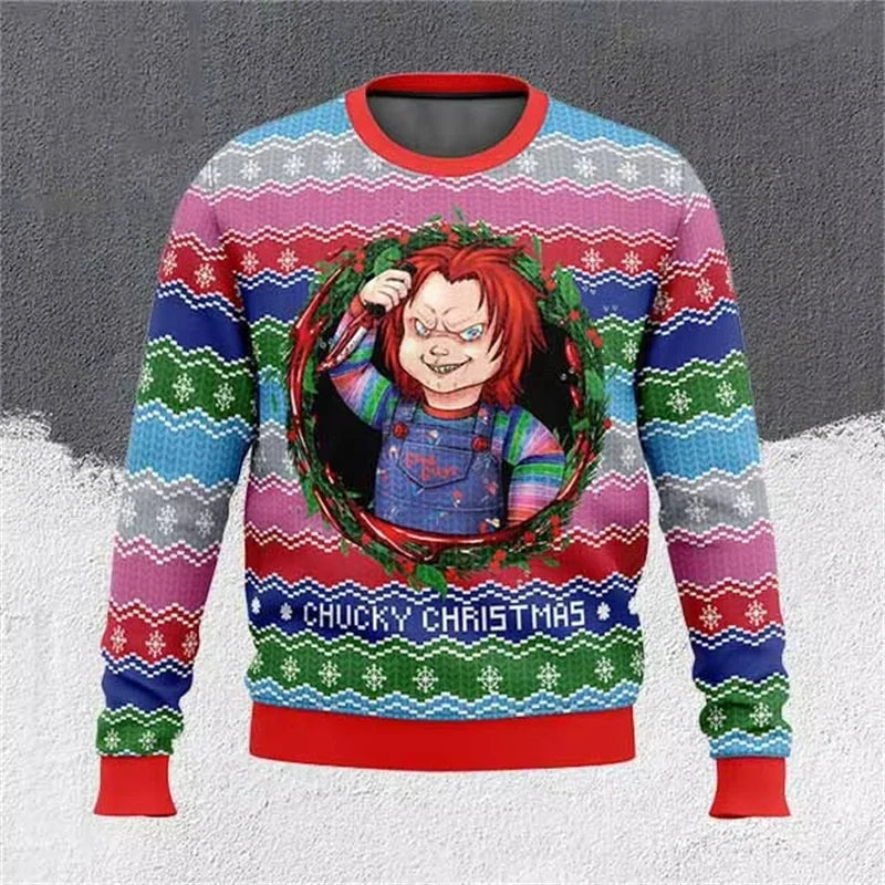 Unisex Funny Printed Christmas Jumper | Graphic