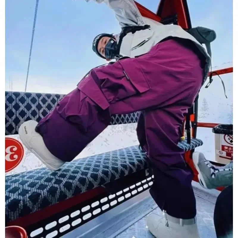 Unisex Baggy Cargo Ski Trousers | Snowboard