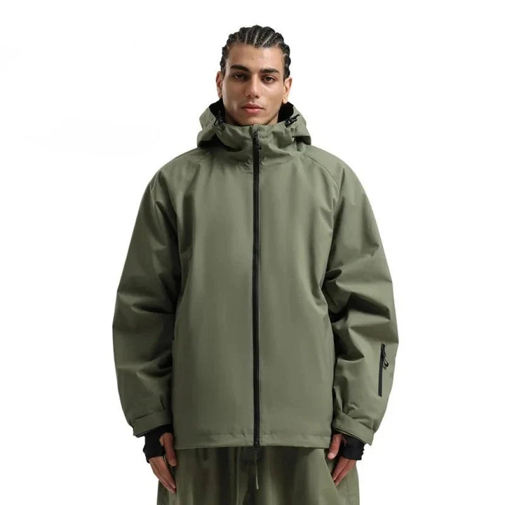 Unisex Loose Fit Winter Snowboard Jacket | Hooded