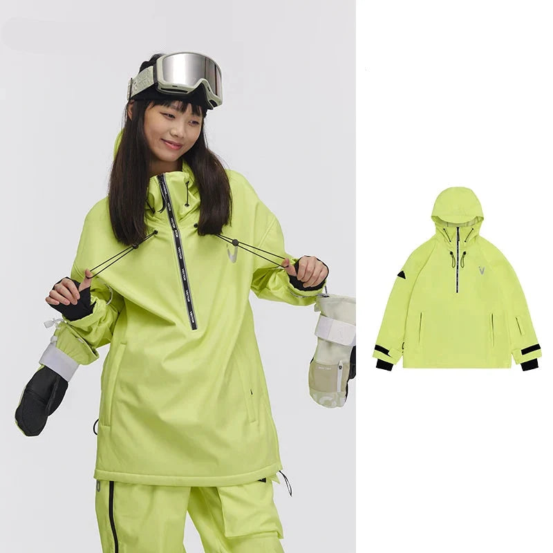 Unisex Half Zip Ski Jacket and Trousers | Anorak