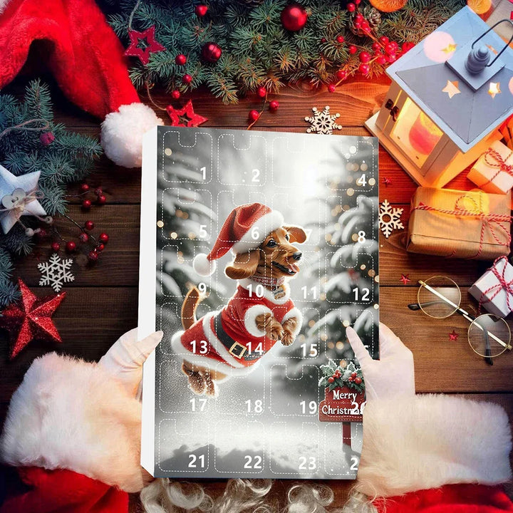 Dachshund Dog Advent Calendar 24 Days | Christmas