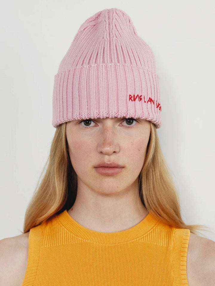 Women's Warm Ribbed Knit Beanie Hat | Winter