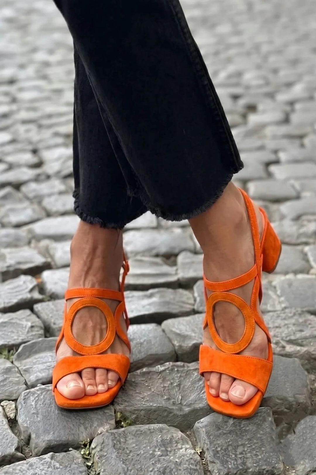Women's Casual Square Toe Sandals | Block Heel