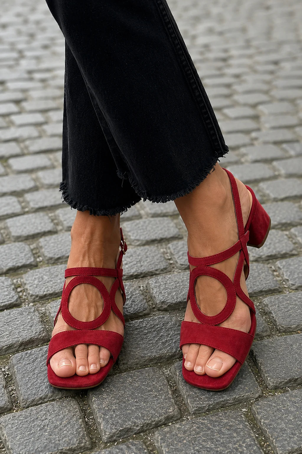 Women's Casual Square Toe Sandals | Block Heel