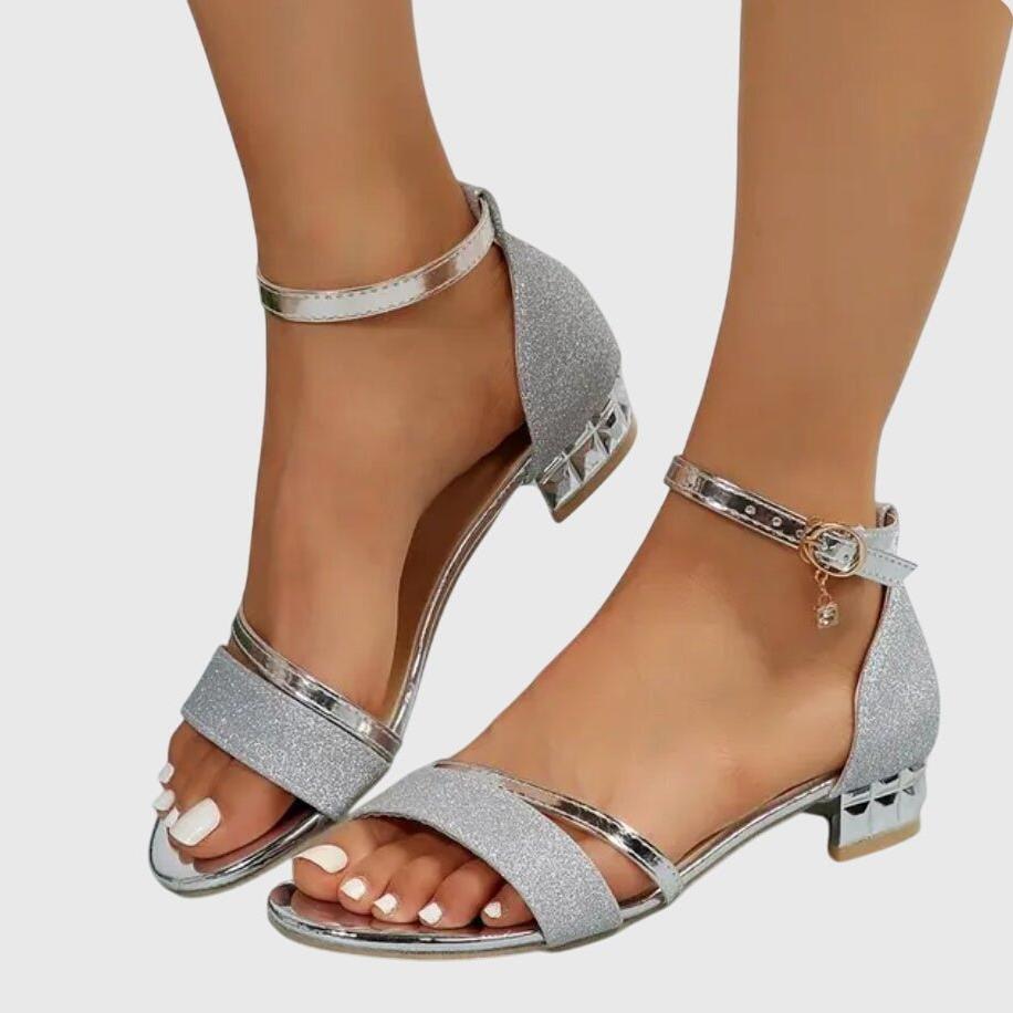 Women's Evening Heeled Sandals | Ankle Strap