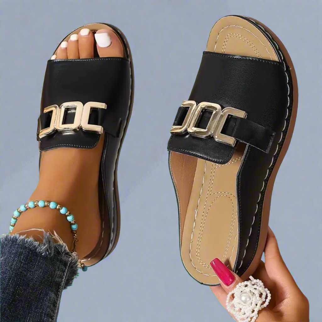 Women's Elegant Slip-On Sandals | Buckle